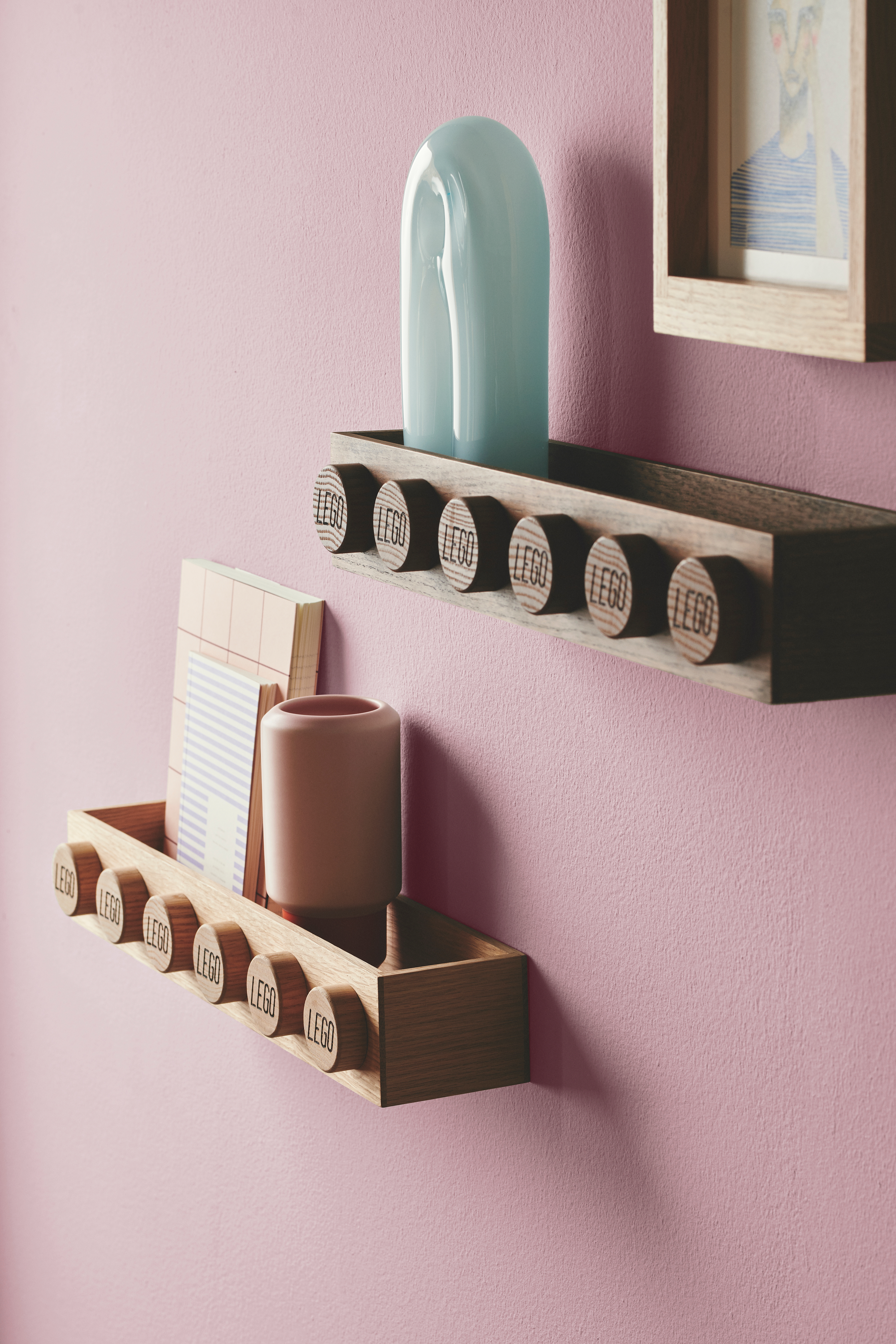 Étagère en bois – chêne foncé 5007108