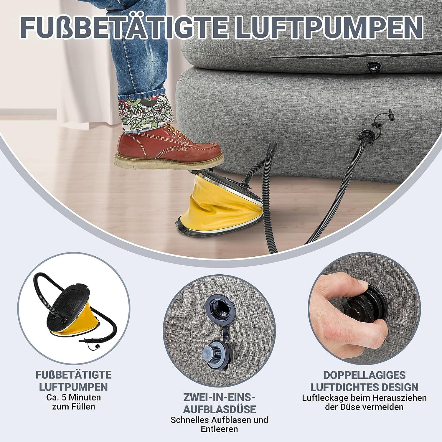 KingCamp aufblasbare Sofa