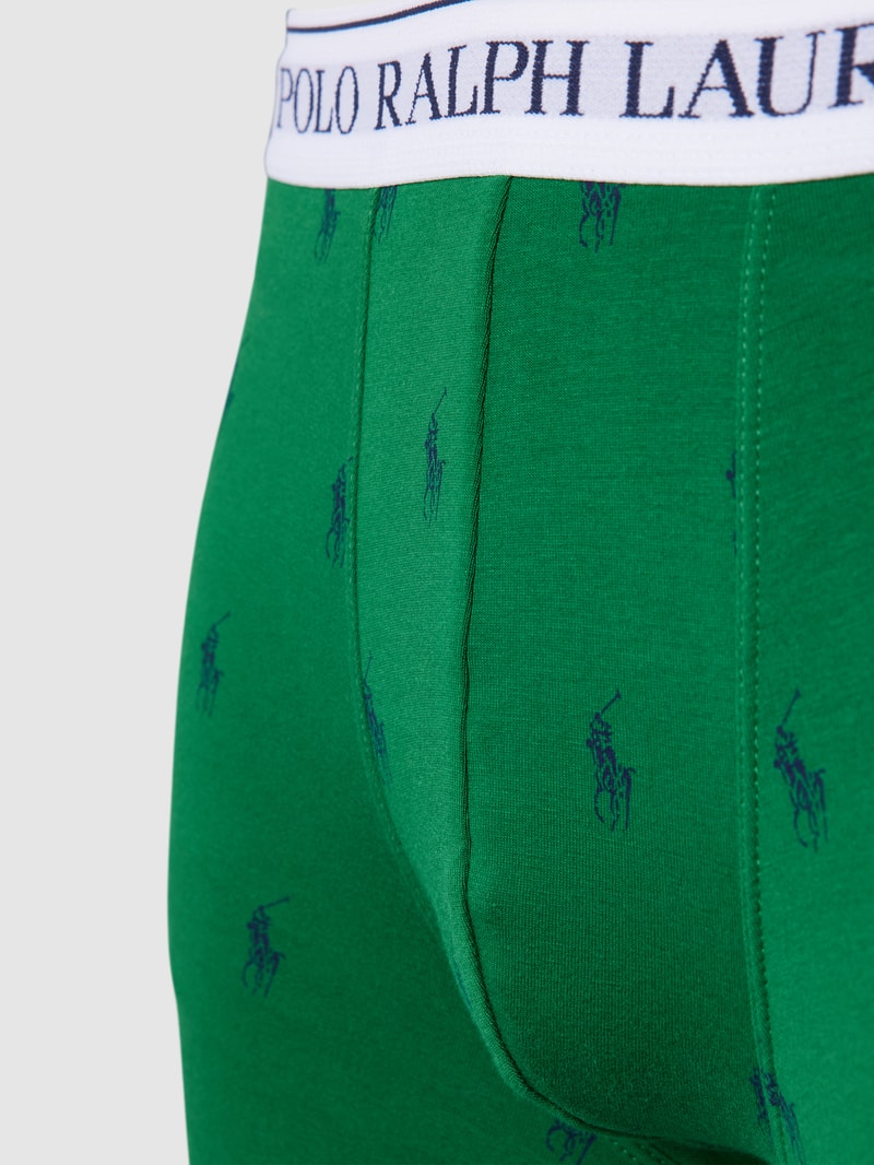 Trunks mit elastischem Logo-Bund im 3er-Pack in gelb
