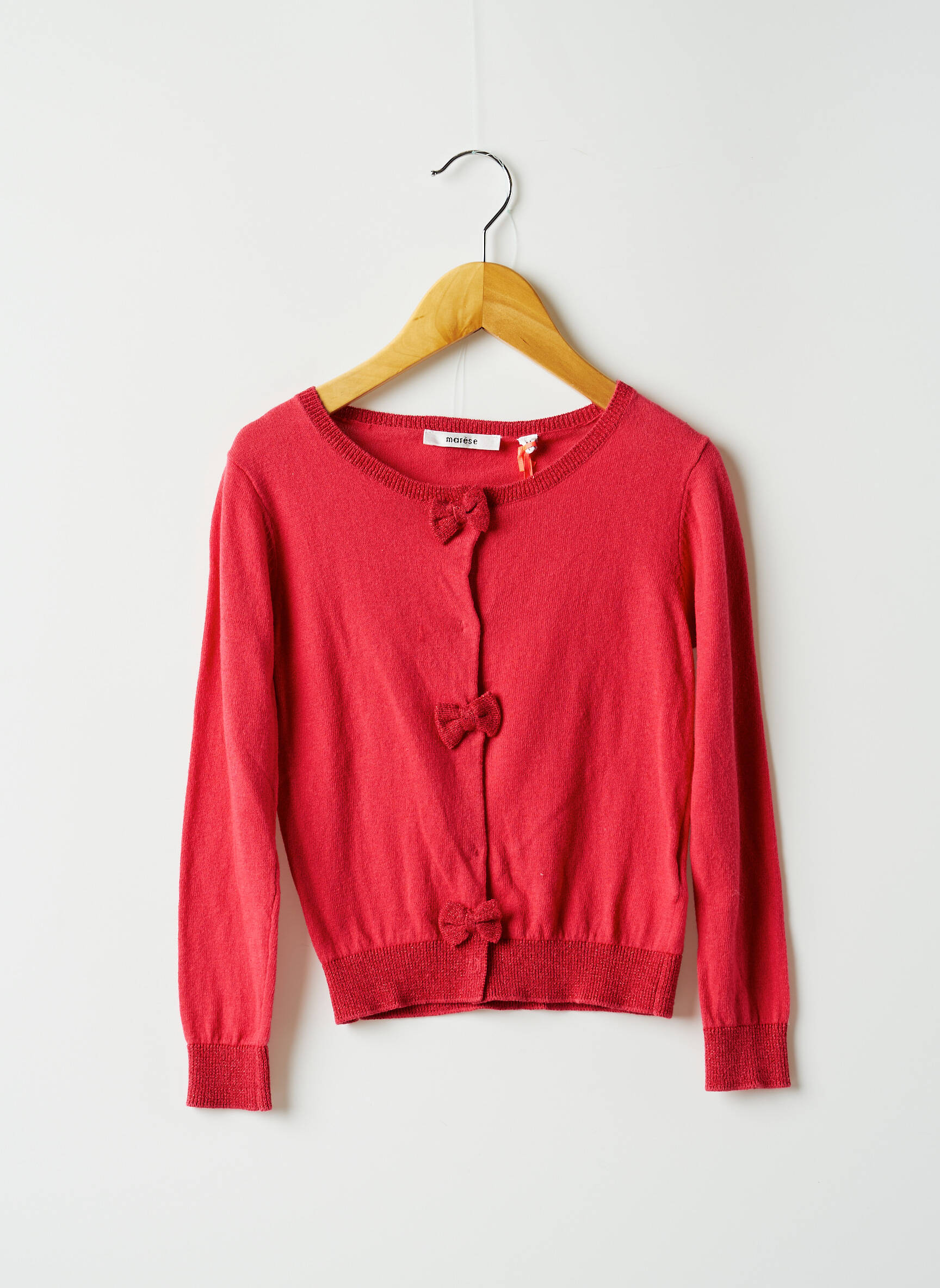 Marese Cardigans Fille couleur rouge