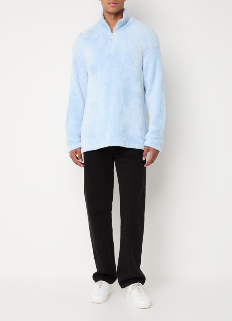 Sandro Fine-knit sweater with half zip