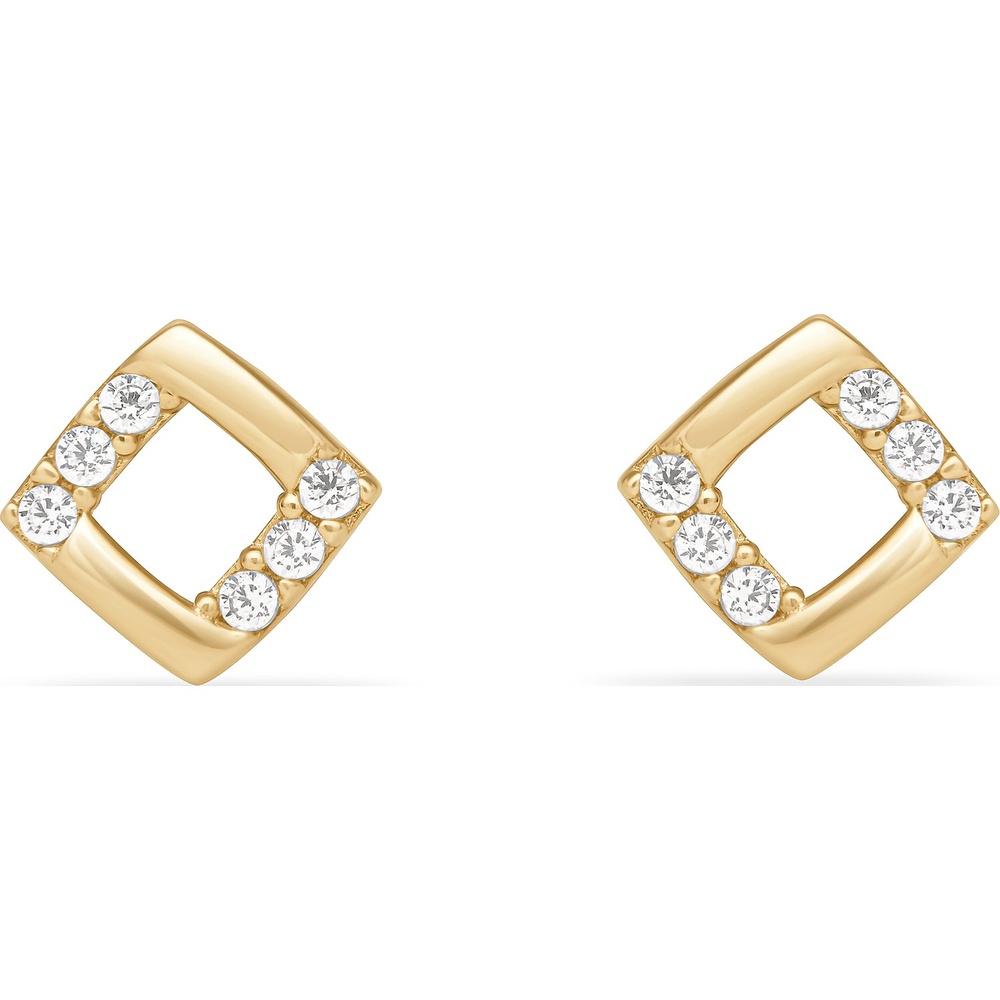 FAVS Boucles d'oreilles à fermoir à poussette 375 Or jaune Boucles d'oreilles