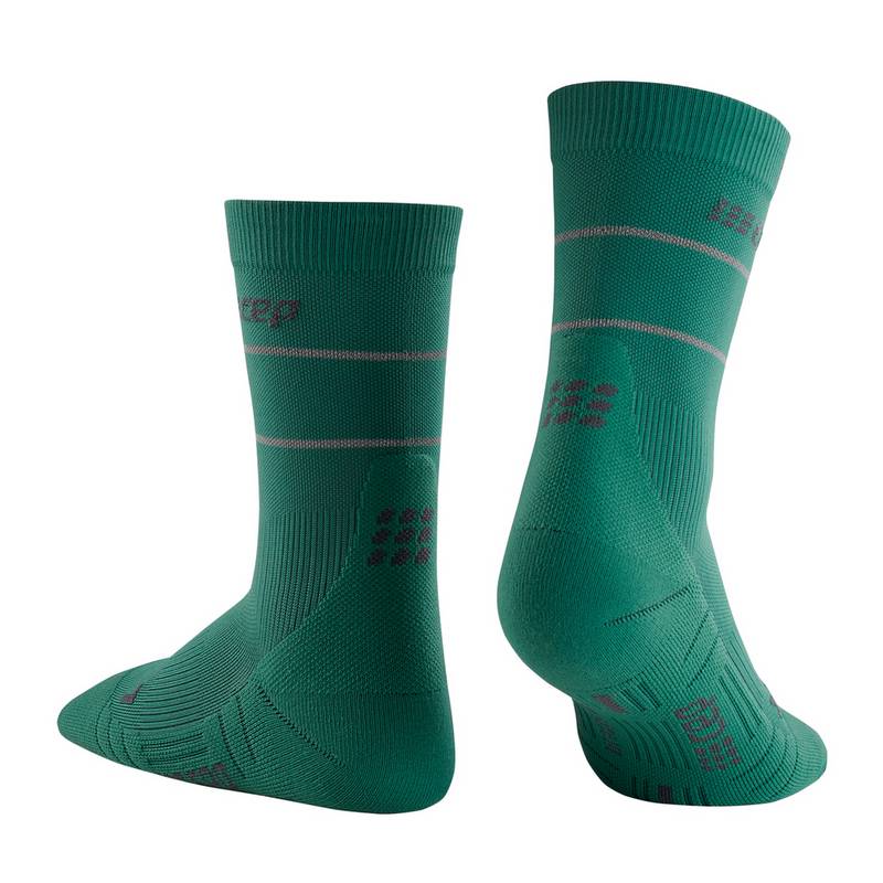 CEP Reflective Mid Cut Socken Damen