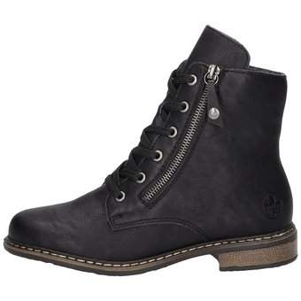 Rieker Schnürstiefelette in schwarz