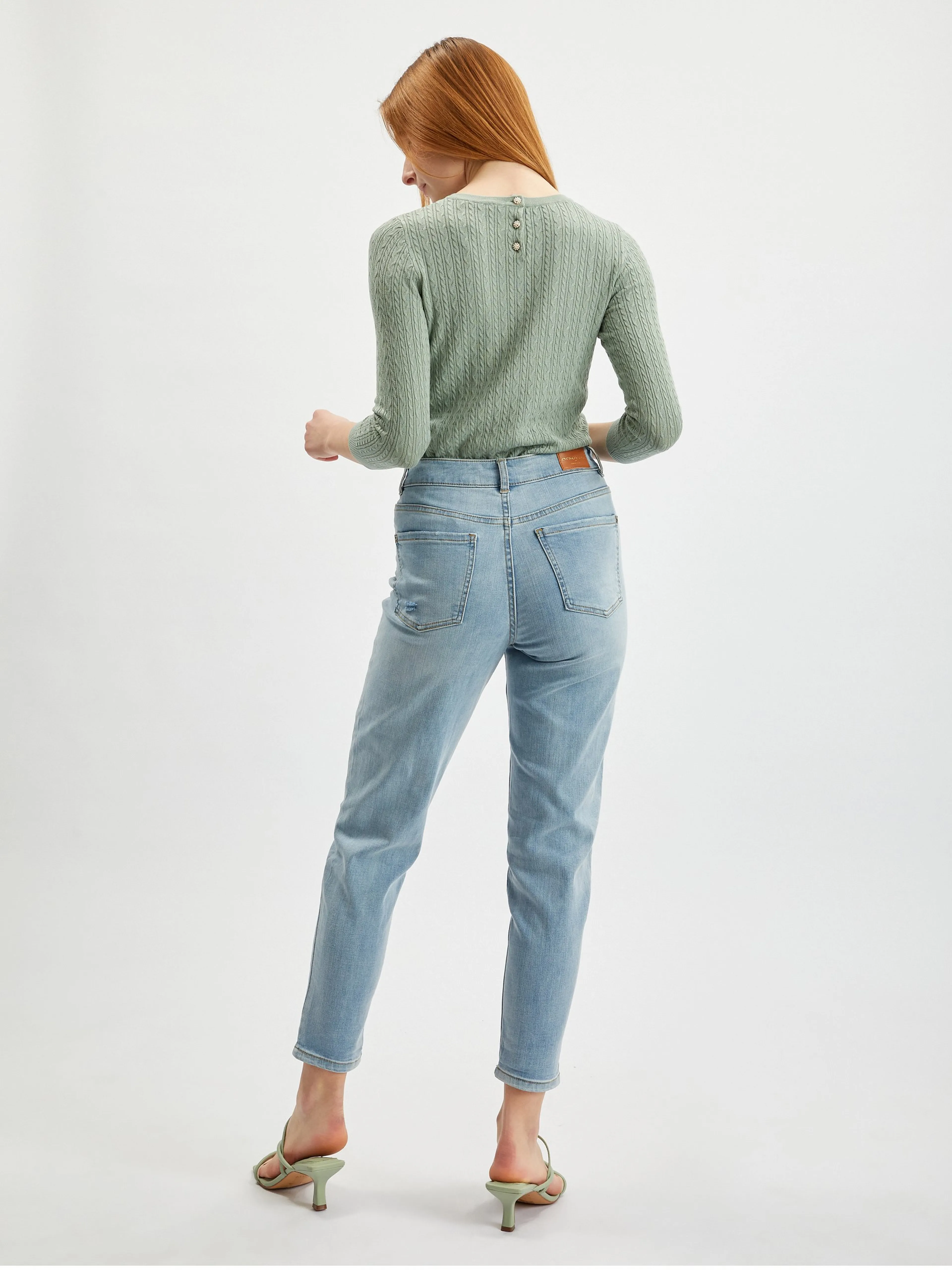 Hellblaue Mom Jeans für Damen ORSAY