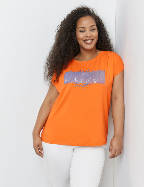 T-Shirt mit Pailletten-Detail