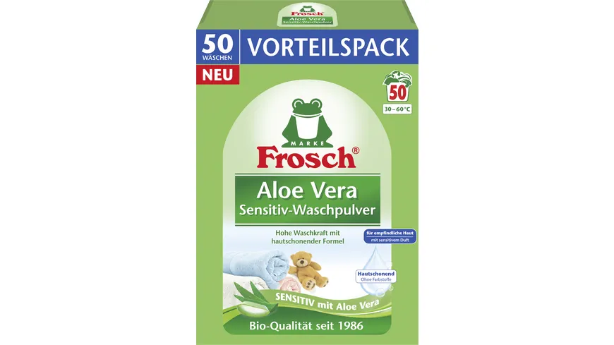 Frosch Aloe Vera Sensitiv Waschpulver 3.3 kg