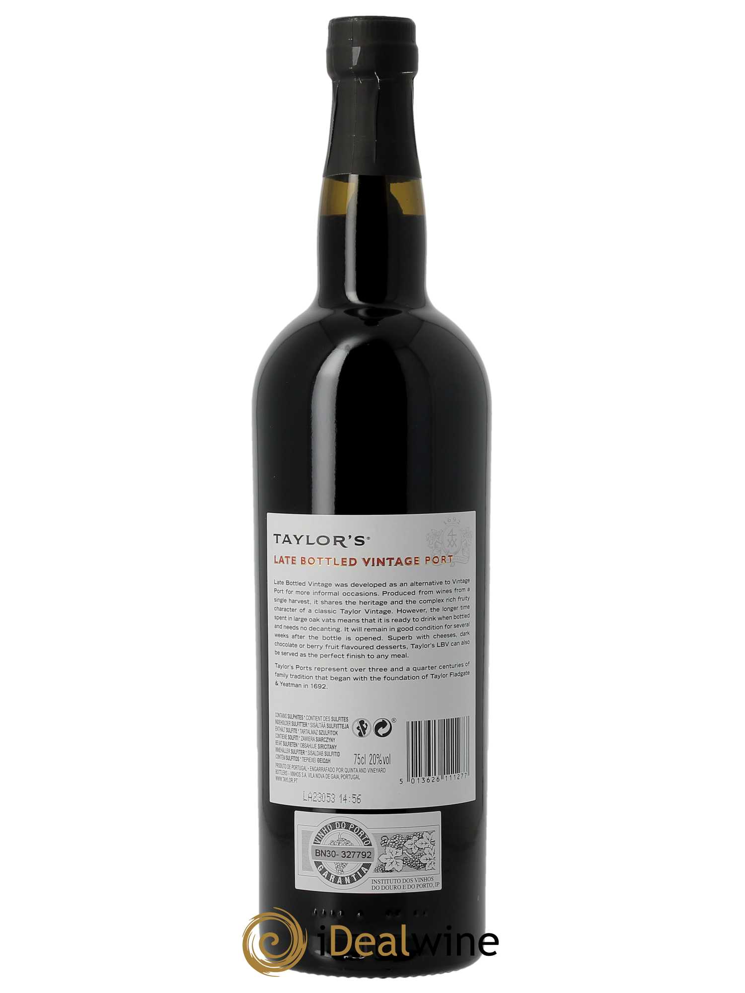 Porto Taylor's Late Bottled Vintage  2018 - Lot de 1 Bouteille