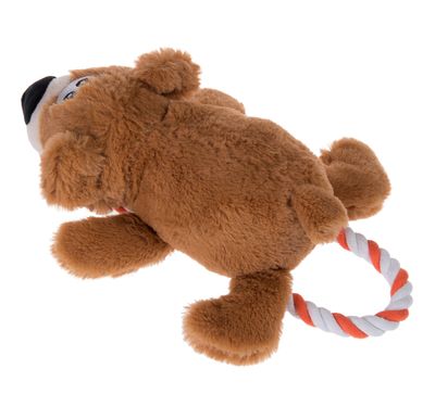 Hundespielzeug Bär mit Tau