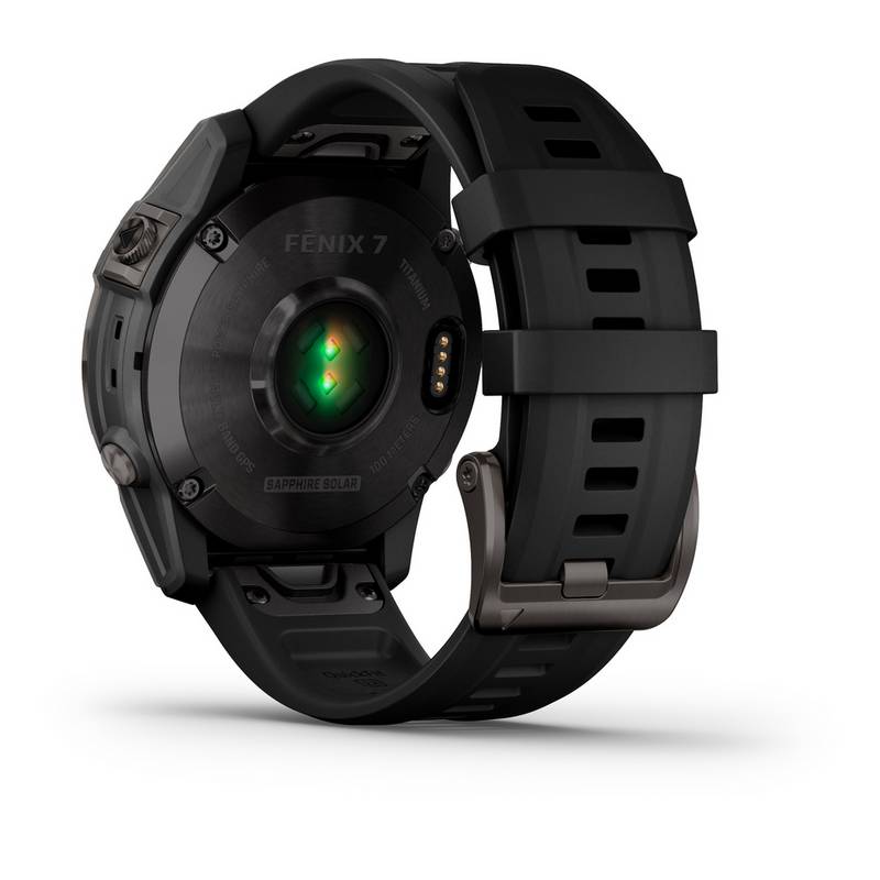 Garmin fenix 7 Sapphire Solar Titan Sportuhr