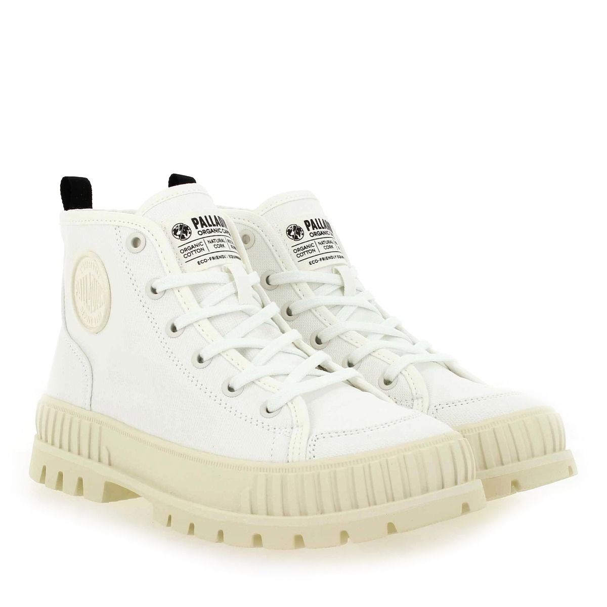 Palladium  PALLASHOCK ORGANIC 2 - Blanc Écru