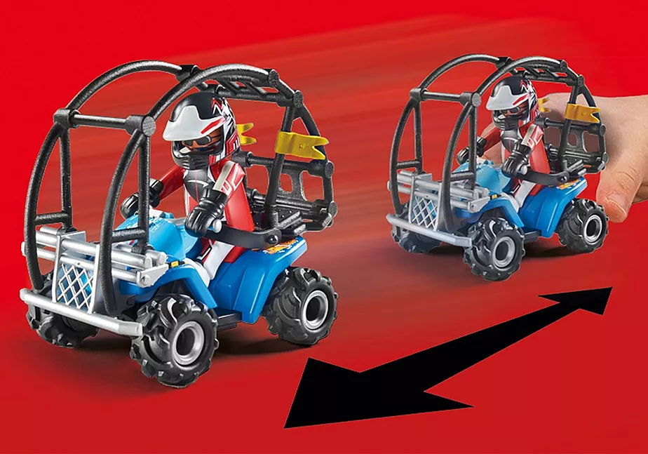 Starter Pack Stuntshow Quad mit Feuerrampe