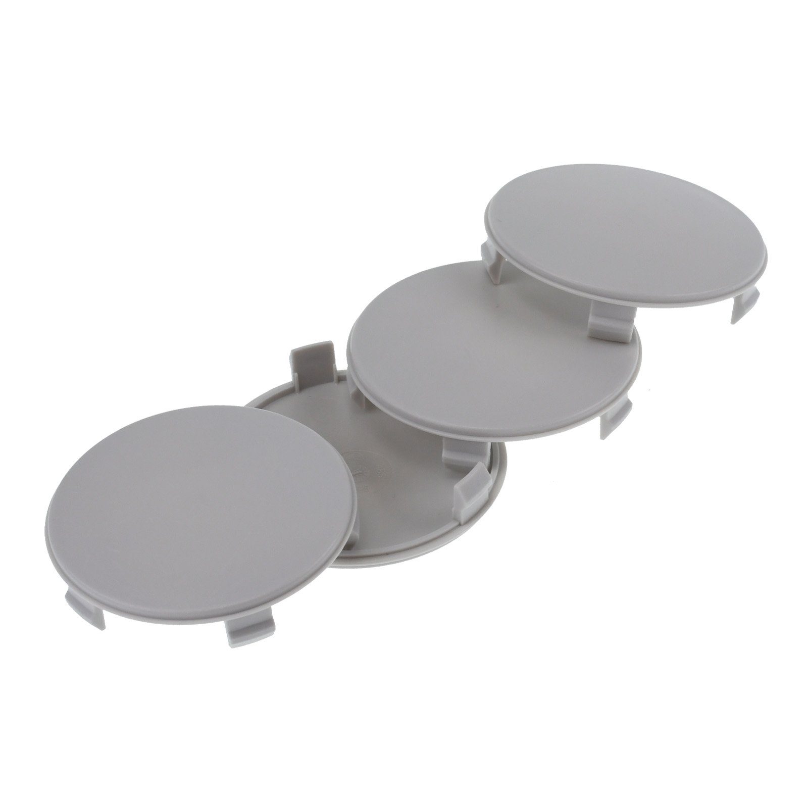RKC Radkappe 4X 68 mm Nabenkappen Felgen Nabendeckel Radnaben Grau Gewölbt für BMW