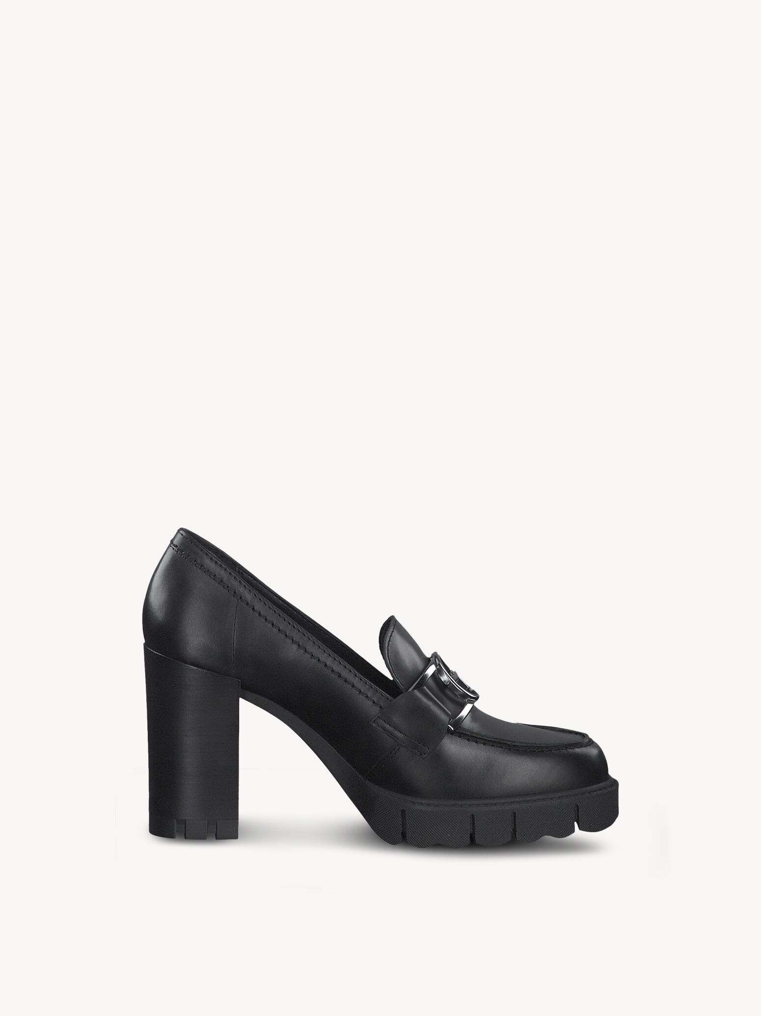 Trotteur en cuir - noir