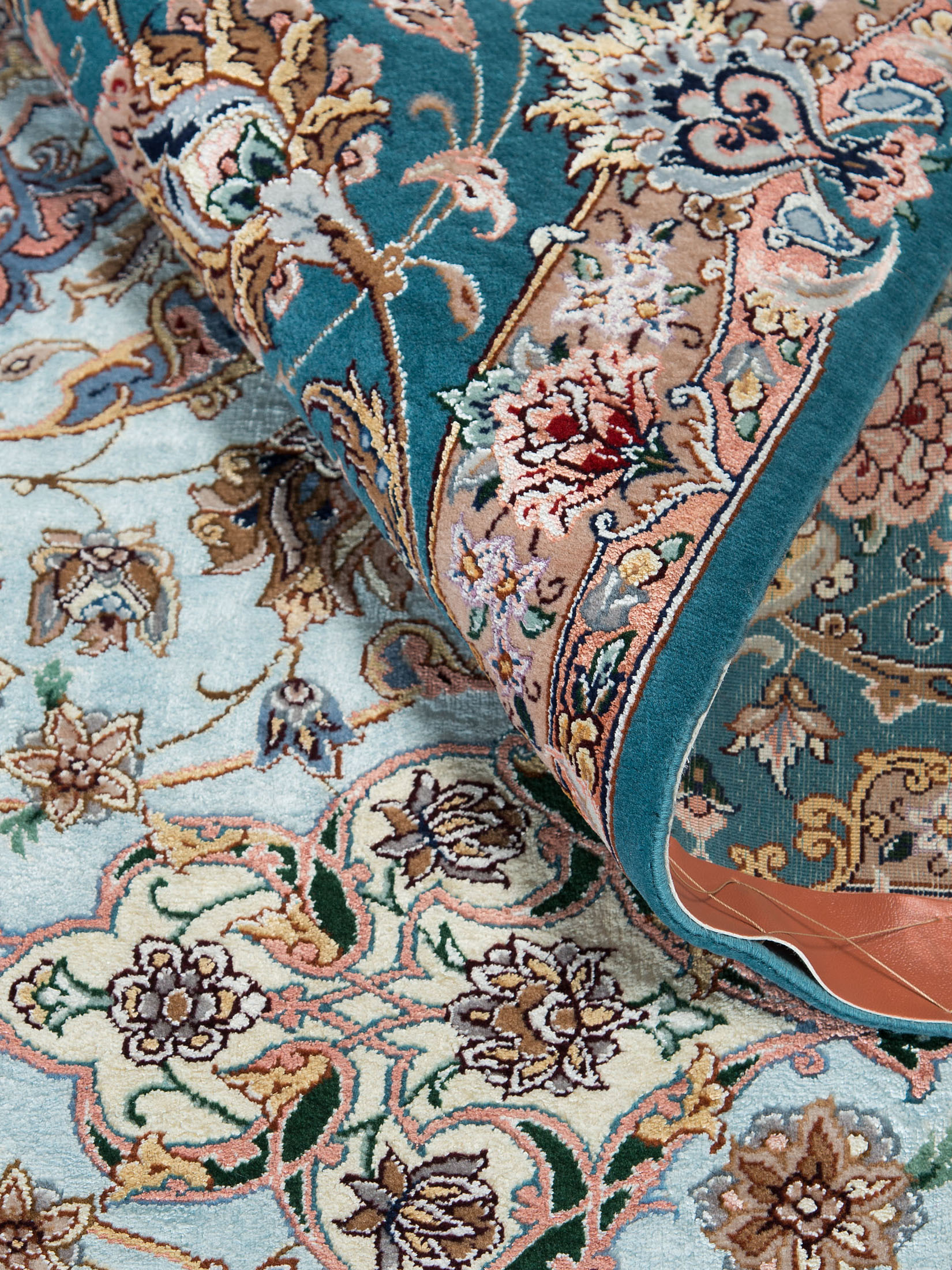 Isfahan Naghsh auf Seide ca. 200 x 302 cm, Unikat / Einzelstück