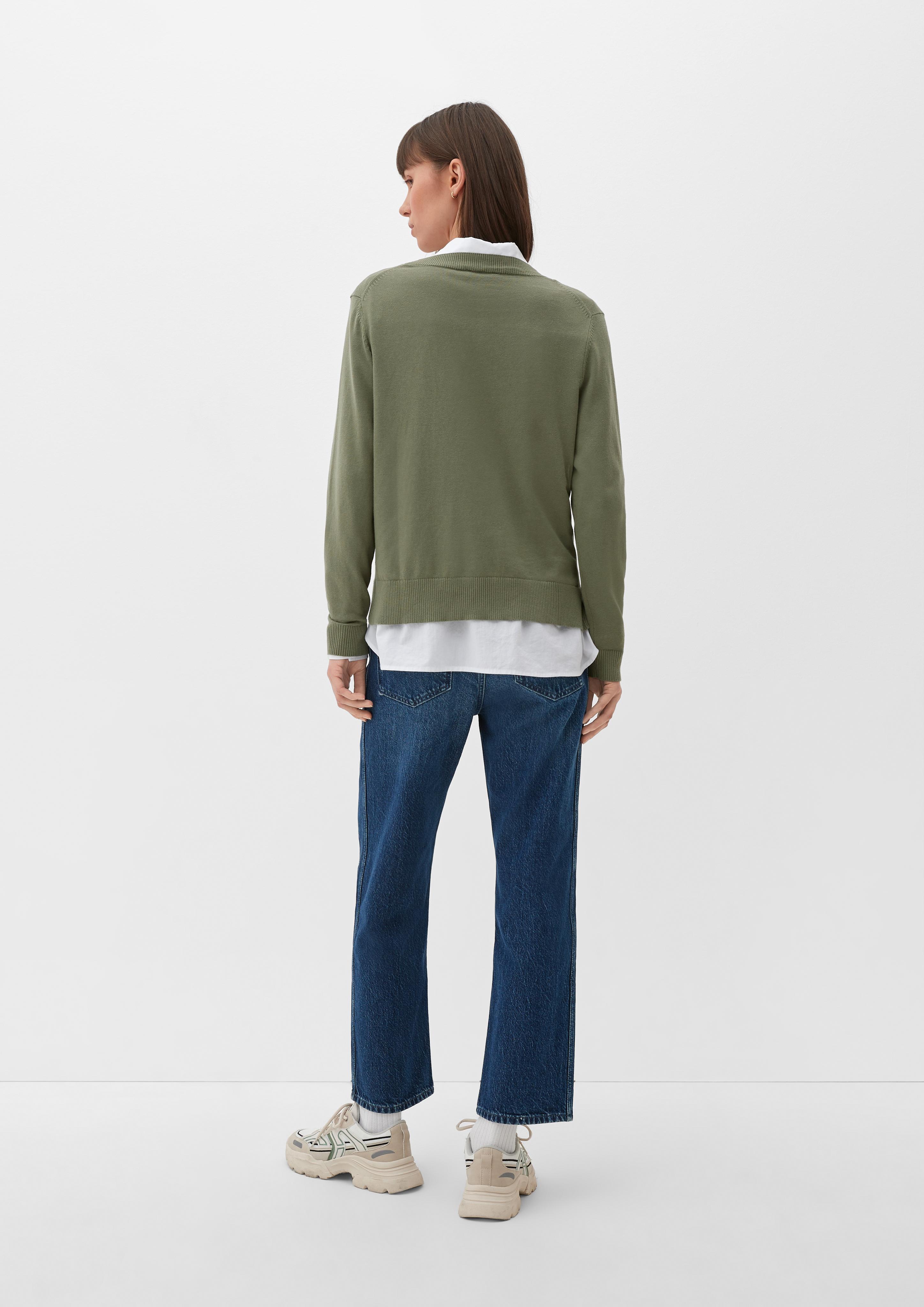 Feinstrickpullover aus Viskosemix  2118888-7928