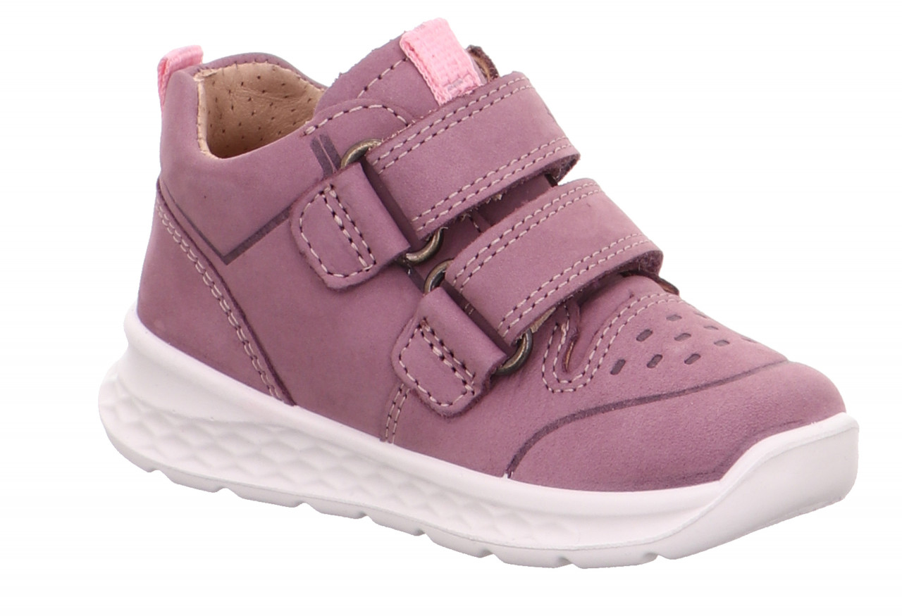 BREEZE - Lila/Rosa Sneaker low mit Klettverschluss