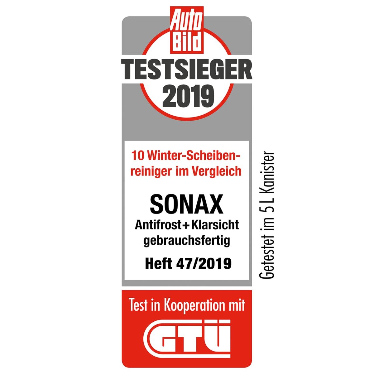 SONAX AntiFrost&KlarSicht bis -20°C Citrus 5L
