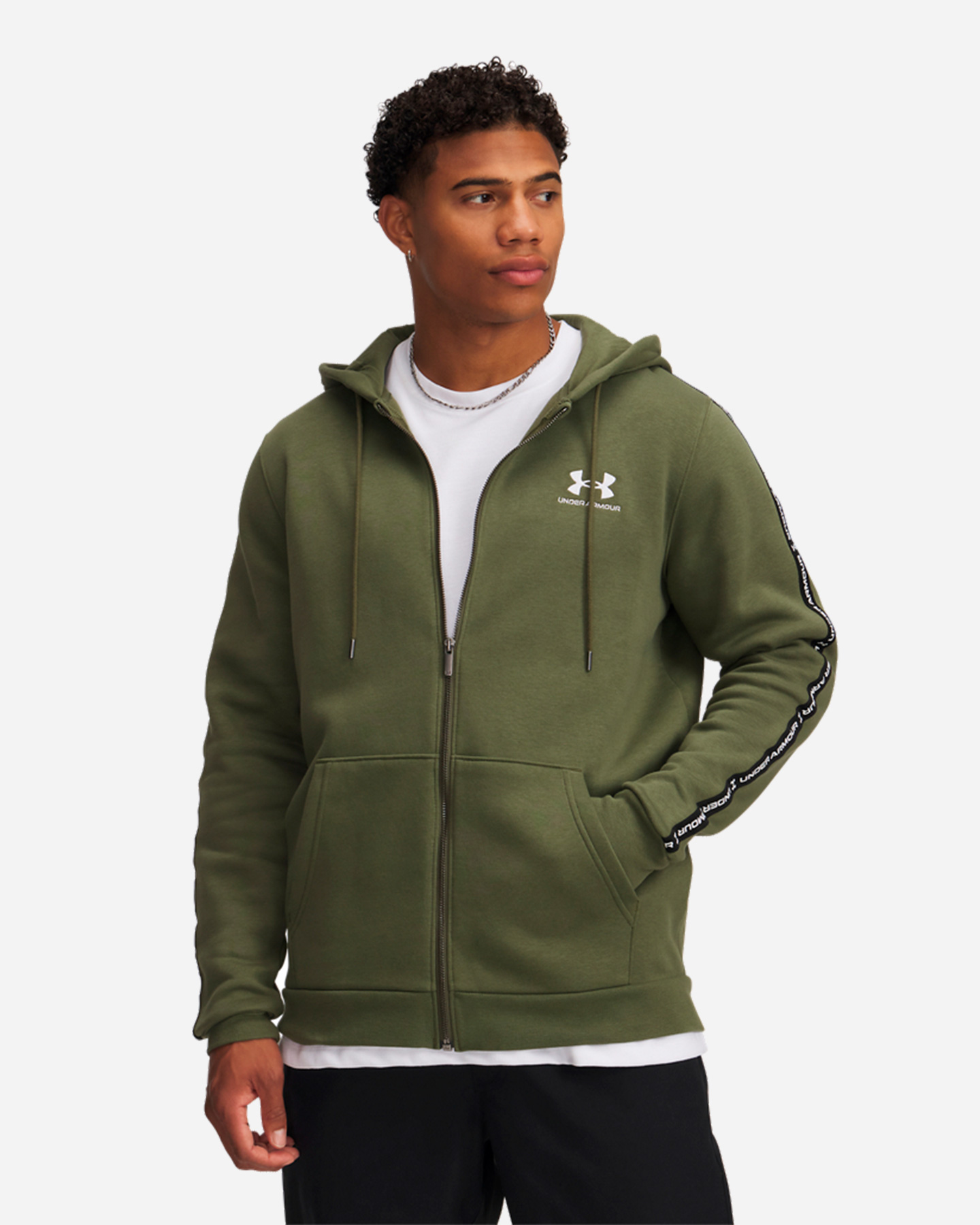 Flísové tričko Under Armour Icon Fleece Taping M 77-1390298-0390