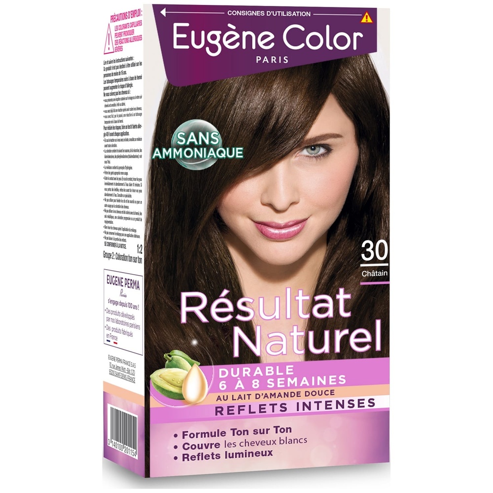 Eugène color Résultat Naturel - Coloration BrillanceIntense Coloration capillaire non permanente
