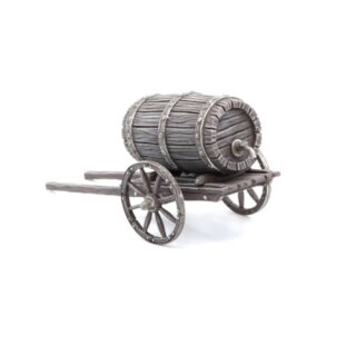 Small Cart with Barrel