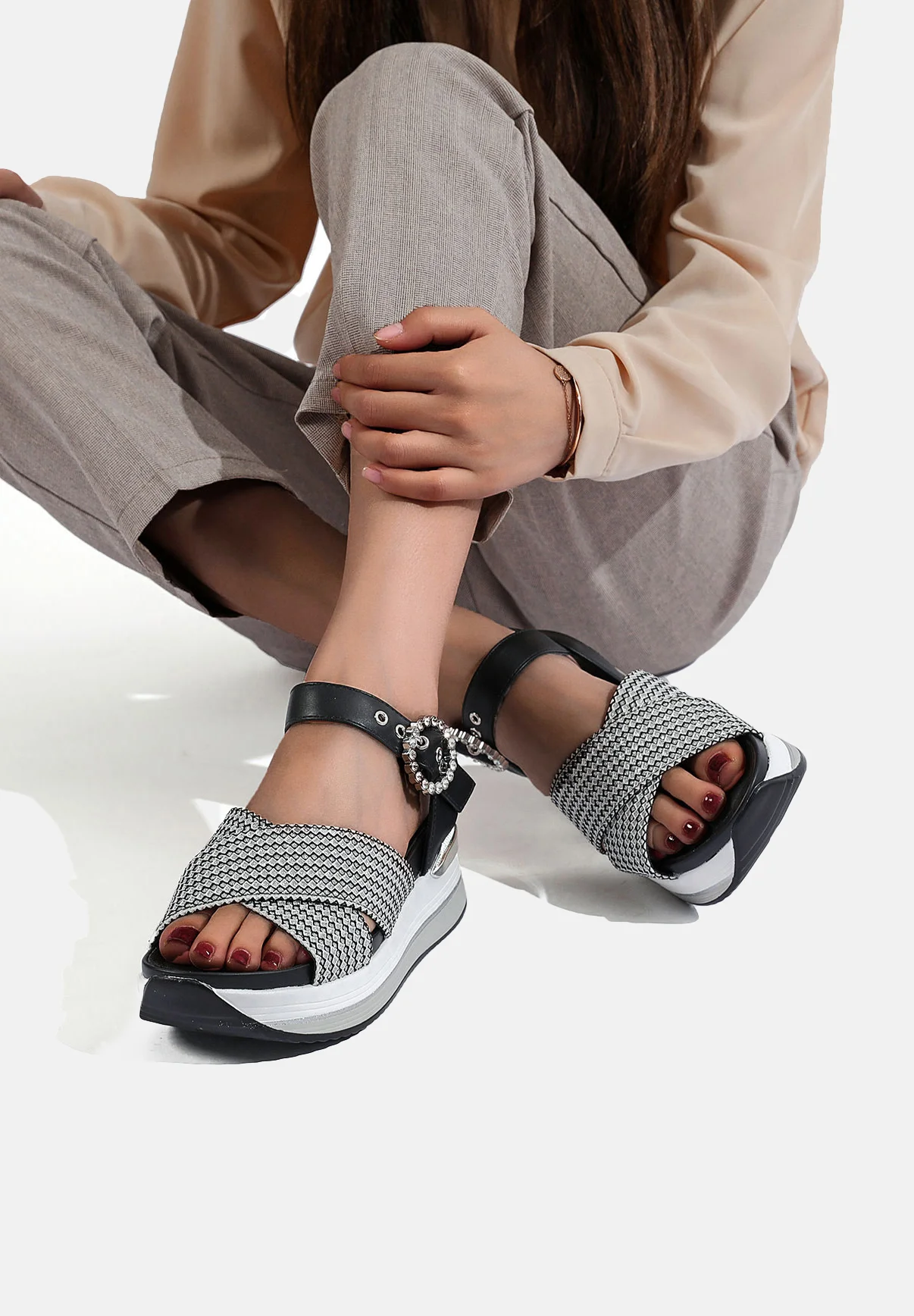 Sandalias de plataforma Queen Helena