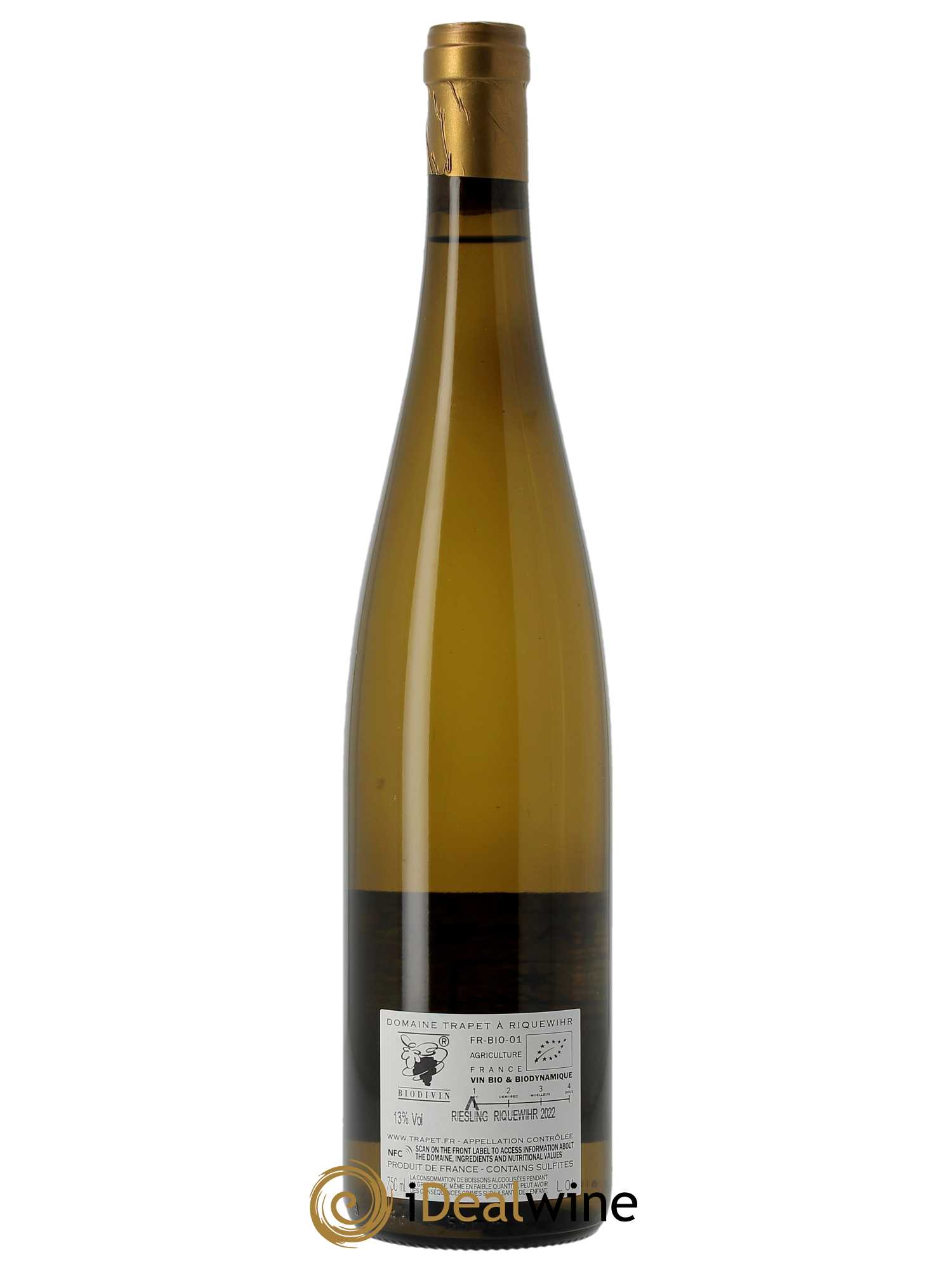 Riesling Riquewihr Domaine Trapet  2022 - Lot de 1 Bouteille