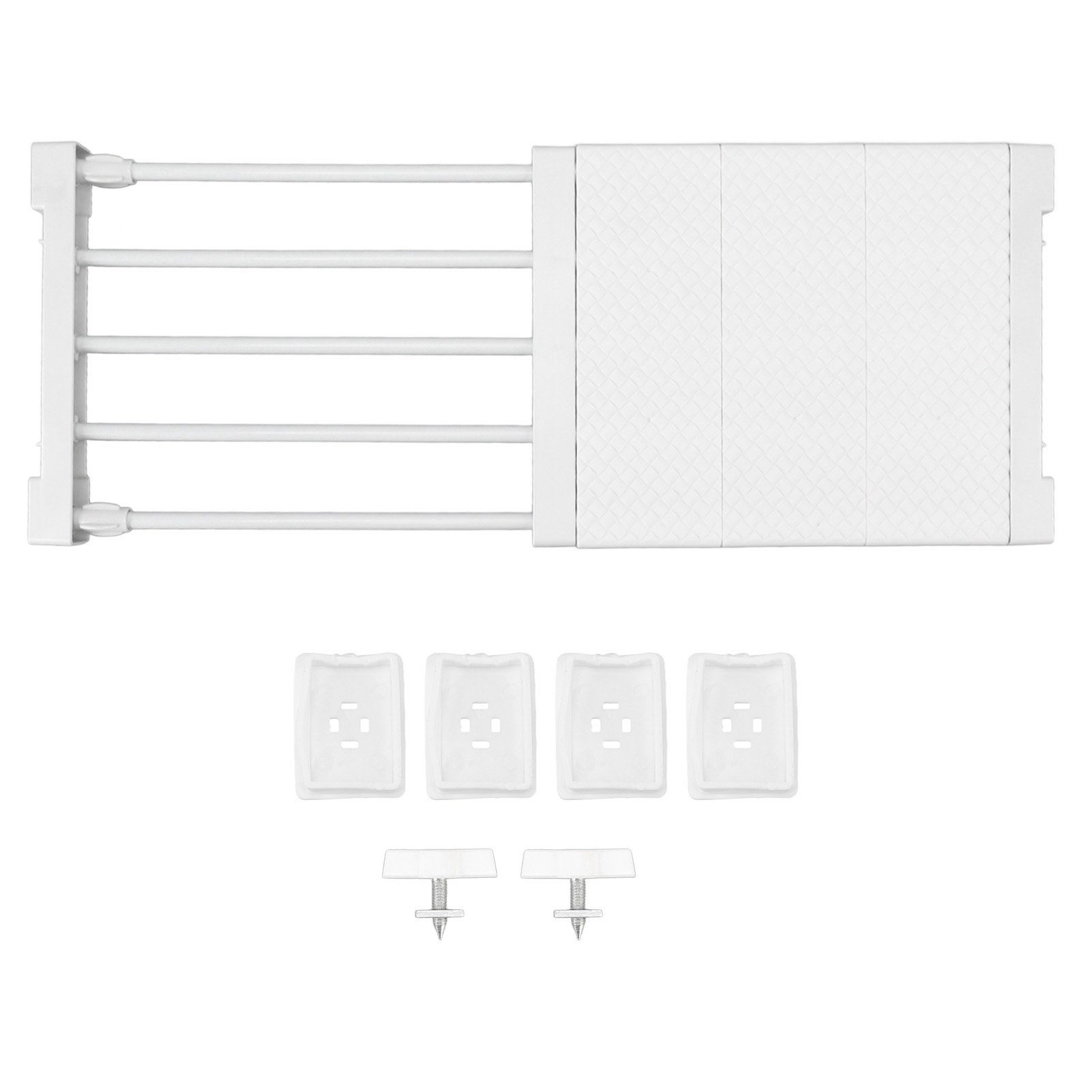 Runxizhou Raumteiler Verstellbarer Closet Divider 24cm Breite 38-55cm Länge, 1-tlg.