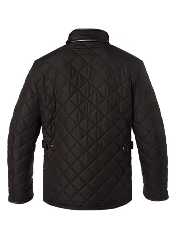 Barbour, Steppjacke Powell, Mikrofaser warmgefüttert, black