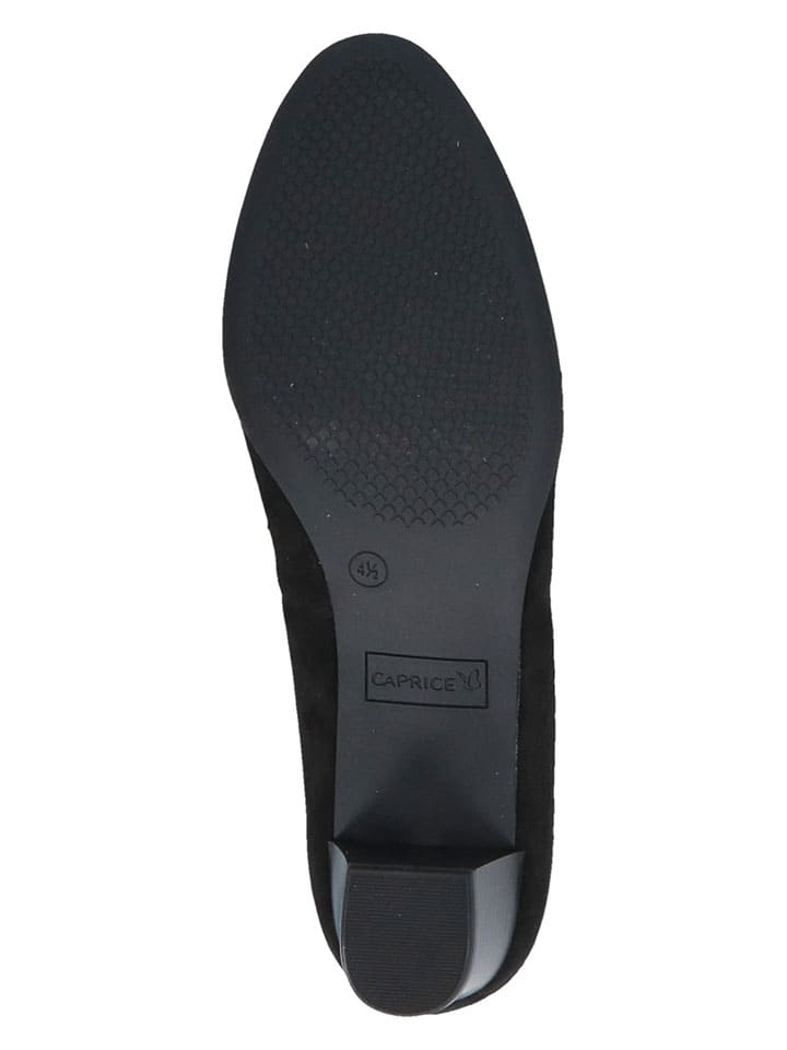 Caprice Leder-Pumps in Schwarz günstig kaufen