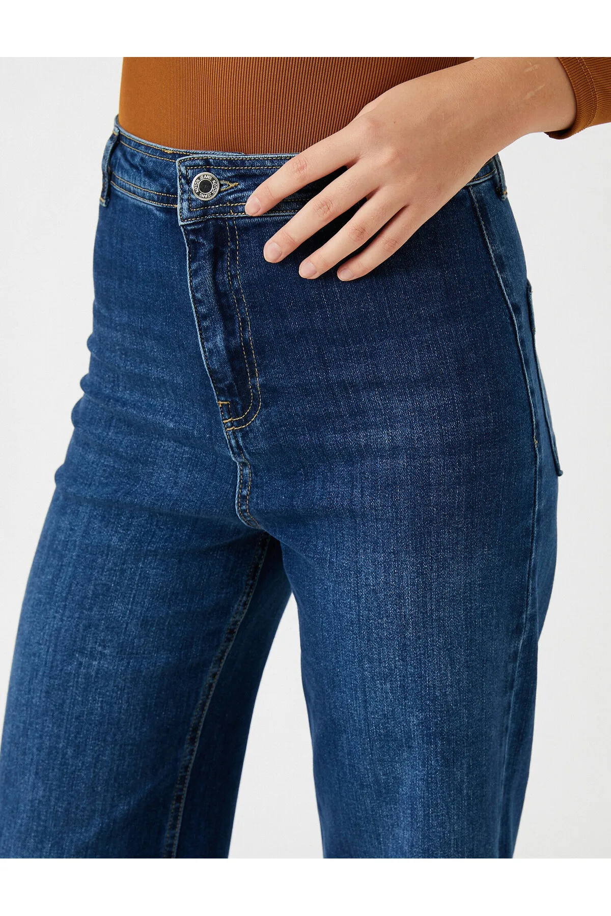 Koton  Jeans mit weitem Bein und hoher Taille