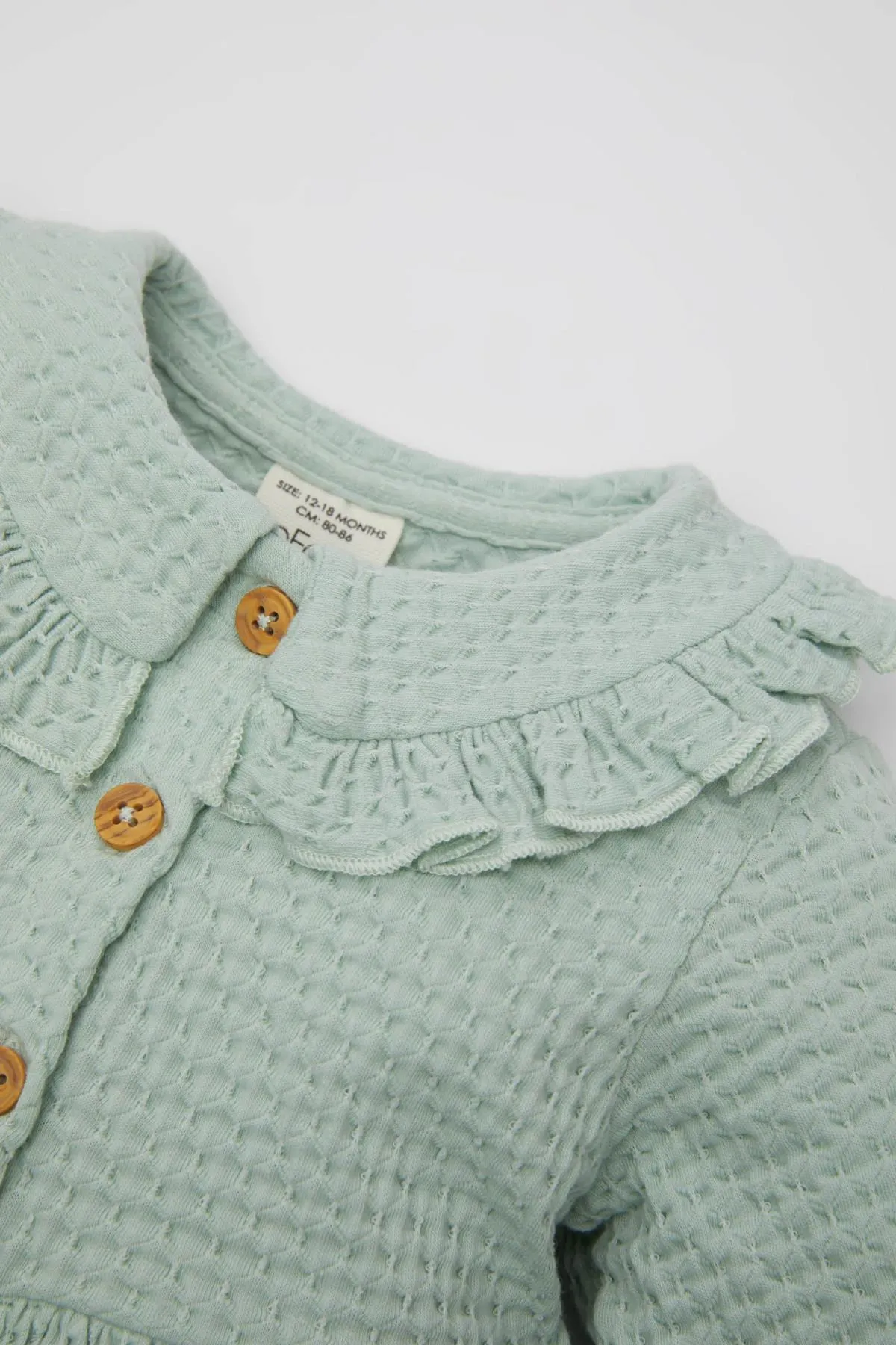 DeFacto  Langarmkleid für Baby-Mädchen C2156A524SP