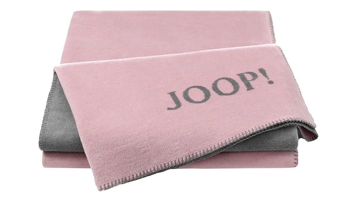 Joop! Wohndecke Rose Graphit 150 x 200 cm