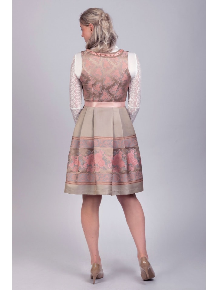 Edelnice Mini Dirndl 2-teilig Rosalie in rose günstig kaufen