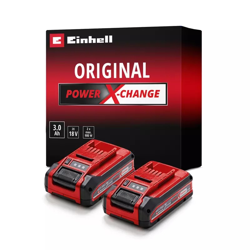 Einhell 4511631 Plus Battery DUO-pack 2 x 18 V 3,0 Ah