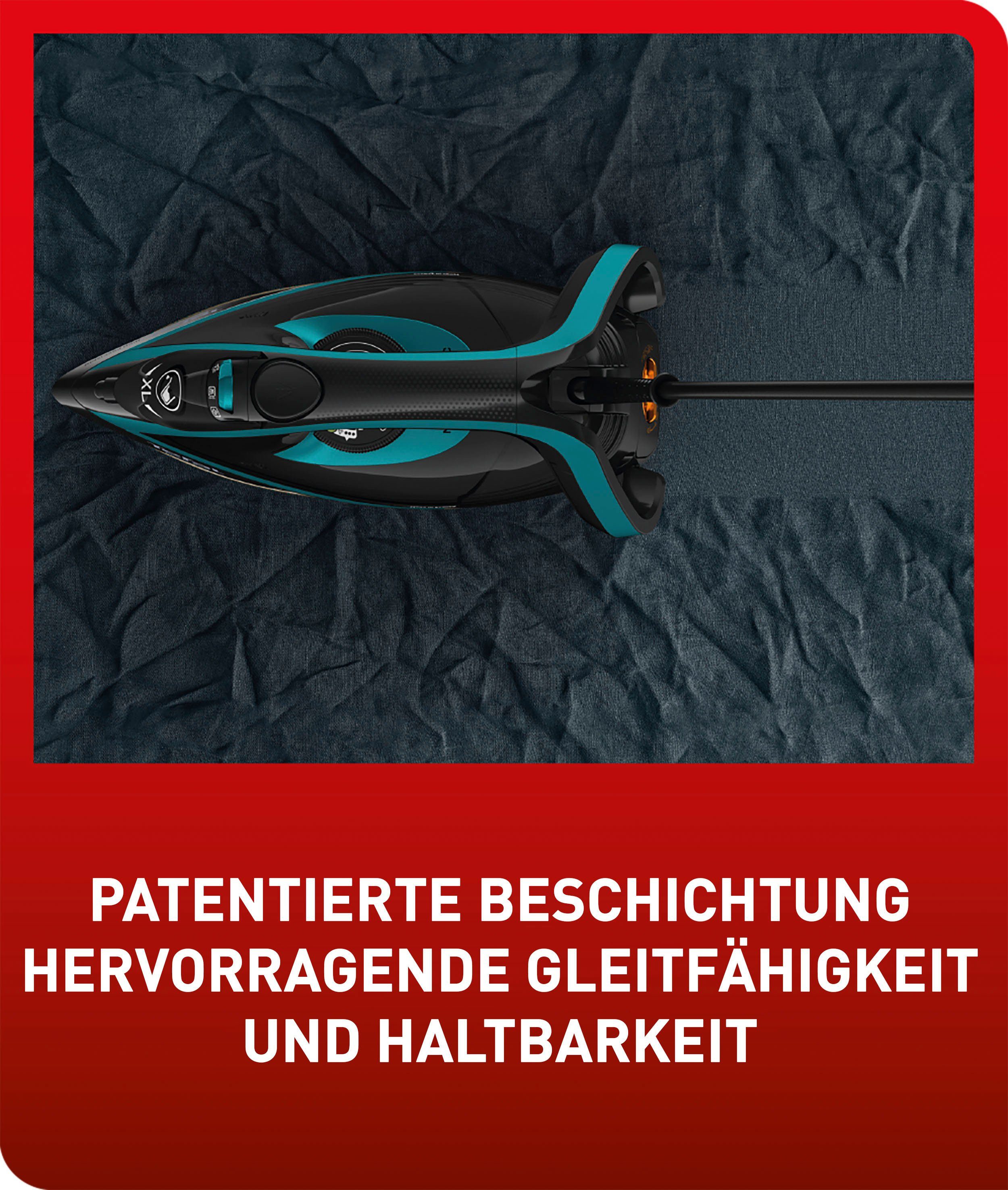 Tefal Dampfbügeleisen FV8066 Puregliss, 3000 W, 280 g/Min. Dampfstoß, Vertikaldampf, XL Einfüllöffnung, stabile Ablage