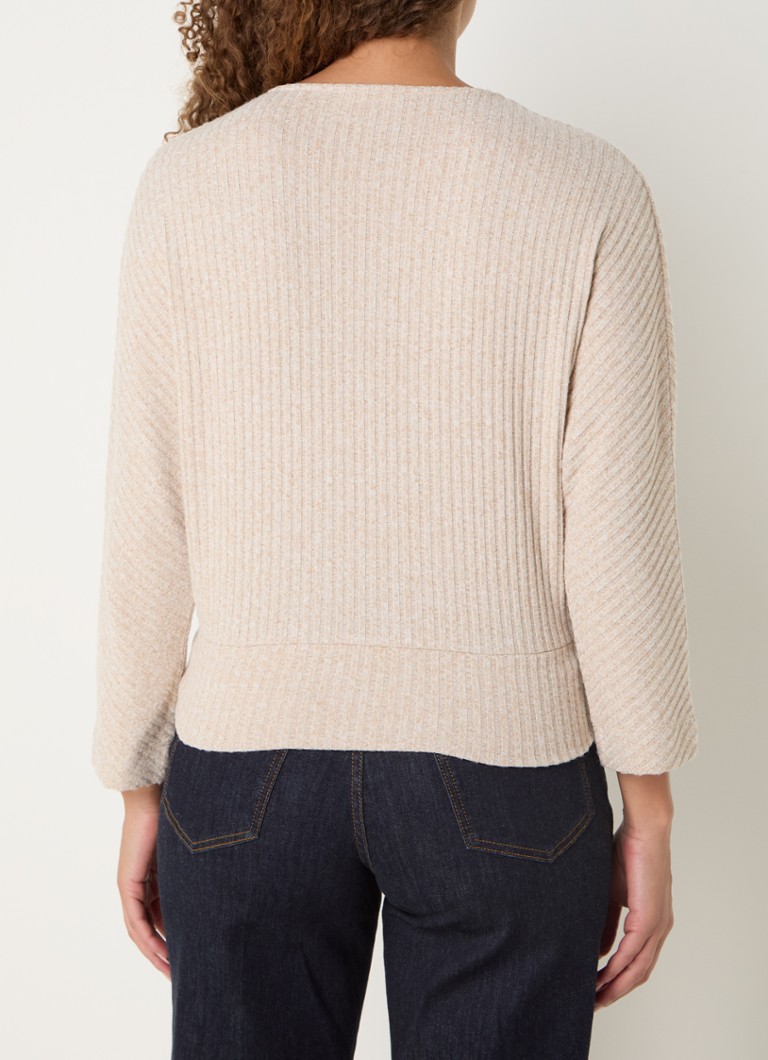 OPUS Sococo ribbed long sleeve with batwing sleeves