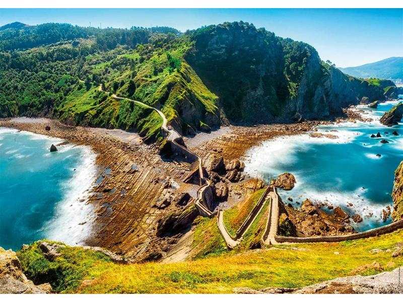 Puzzle N 1000 pièces - L'île aux dragons