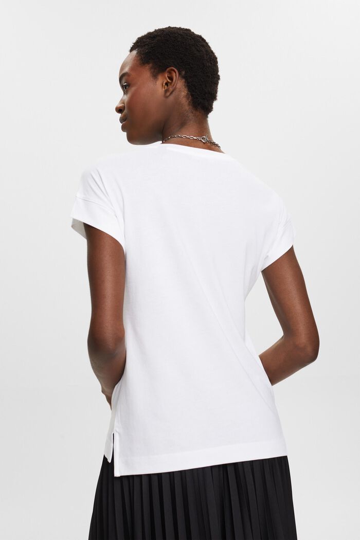 Jersey-T-Shirt mit Applikation