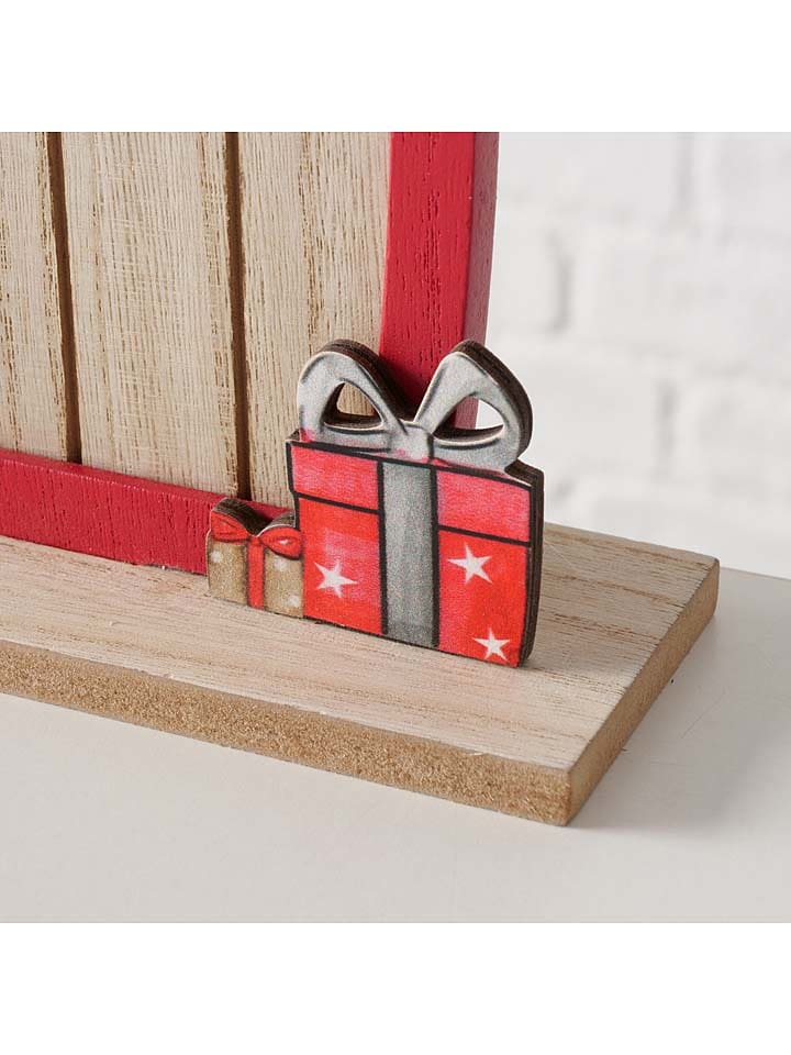 Boltze 2er-Set: Dekoaufsteller in Beige/ Rot - (B)21 x (H)23,5 cm günstig kaufen onesize