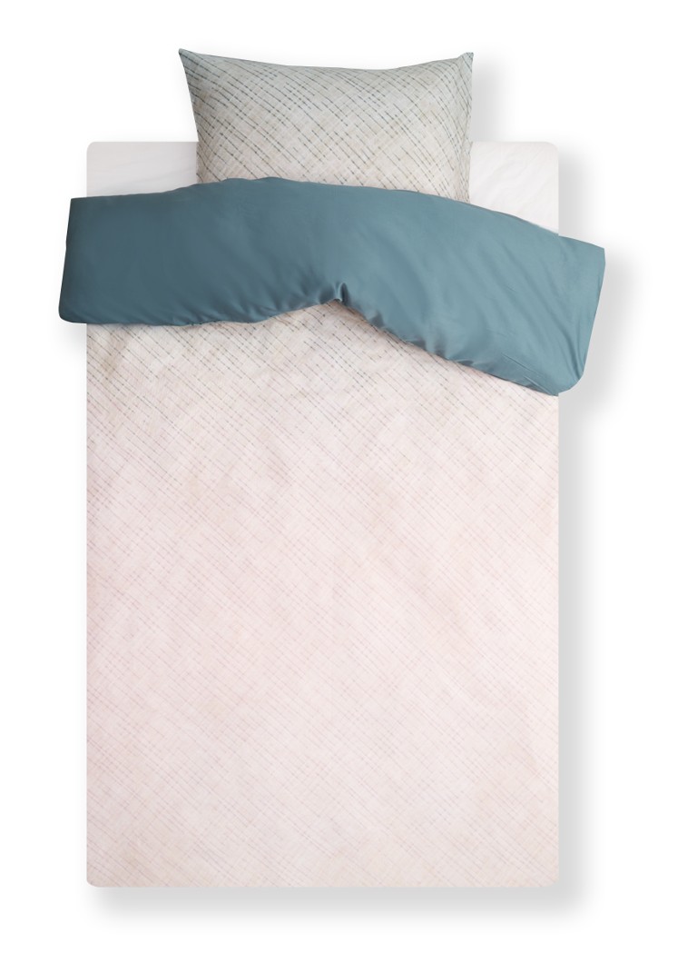 Parure de lit Kayori Meiji en satin de coton biologique 200 fils/cm² - taie d'oreiller incluse