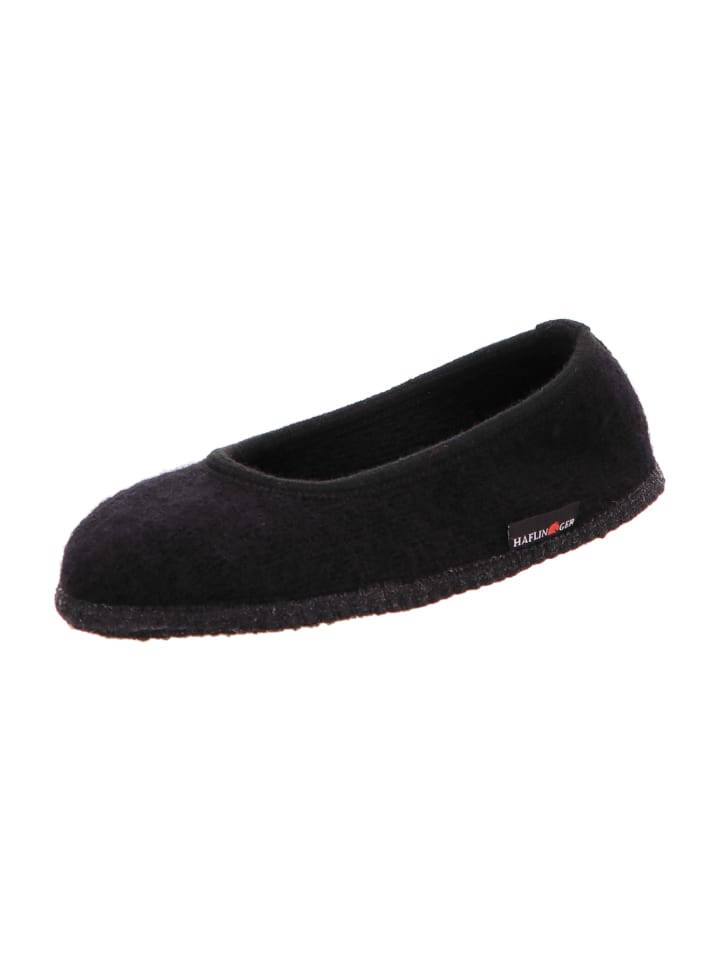 HAFLINGER Hausschuhe in Schwarz günstig kaufen