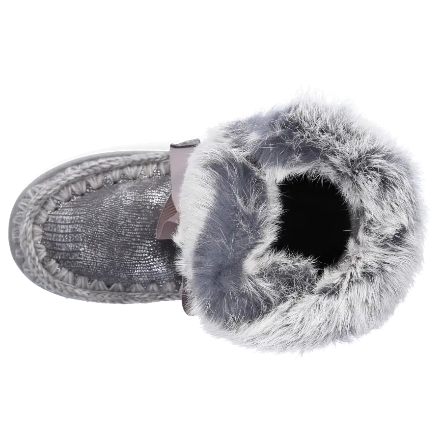 MOU - Snowboots LACE gefüttert - grau