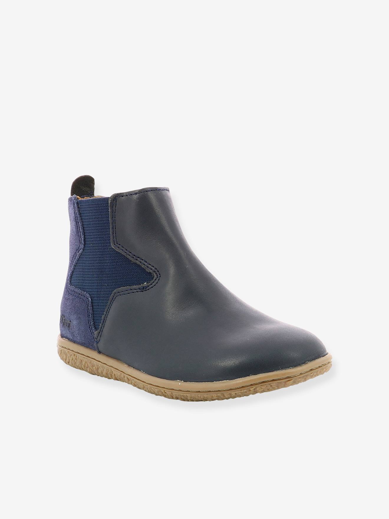 Kickers Mädchen Boots VERMILLON KICKERS - lackschwarz
