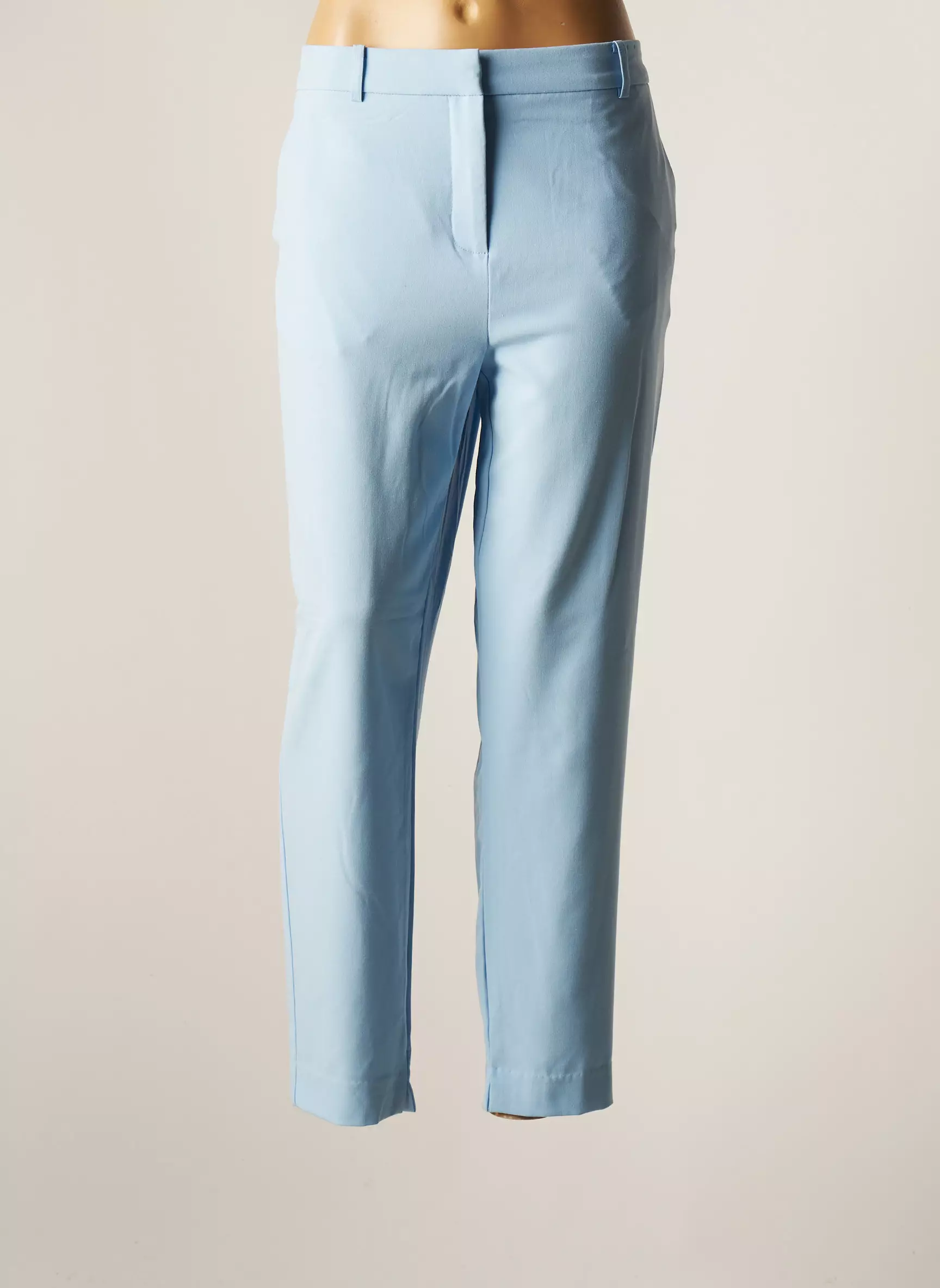 B Young Pantalons Chino Femme couleur bleu