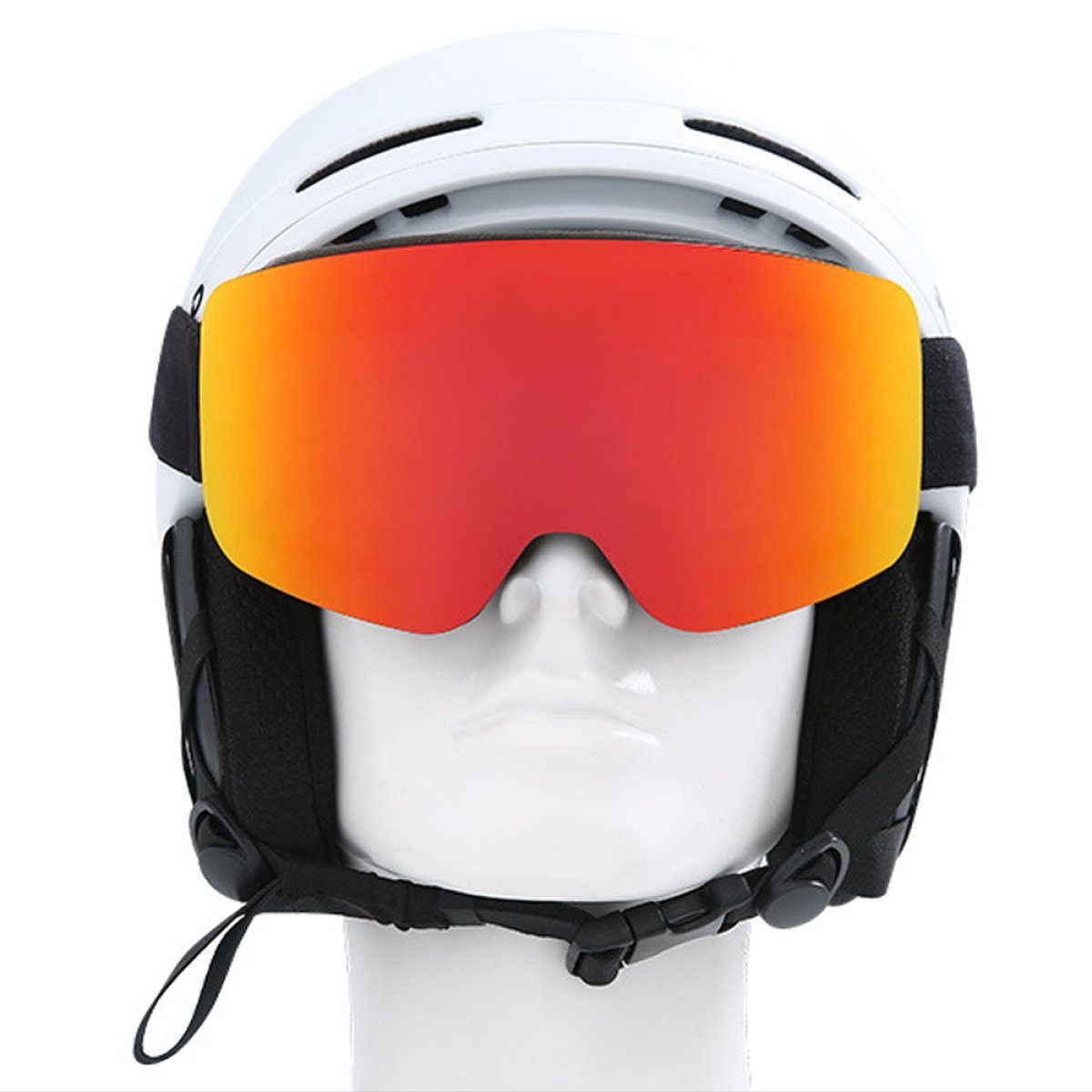 JedBesetzt Snowboardbrille Skibrille Snowboard Brille für Damen und Herren - Verspiegelt