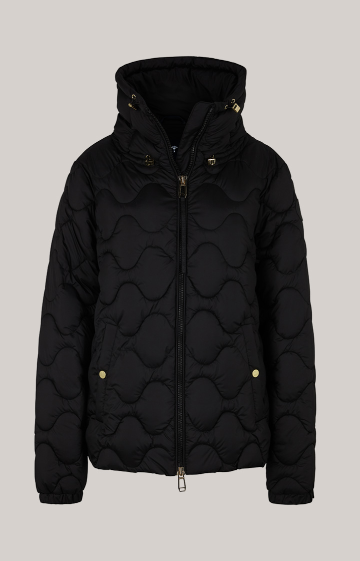 Oversized-Steppjacke in Schwarz