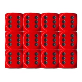 Red-Black 12xW6 16mm (Undurchsichtig)