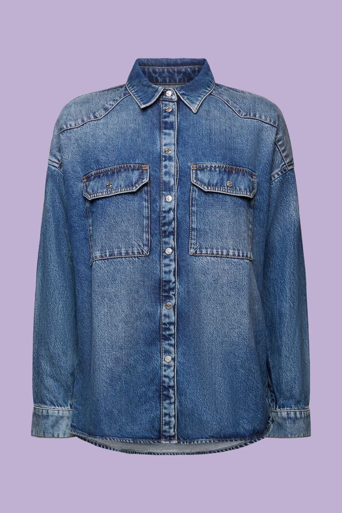 Oversize-Jeanshemd