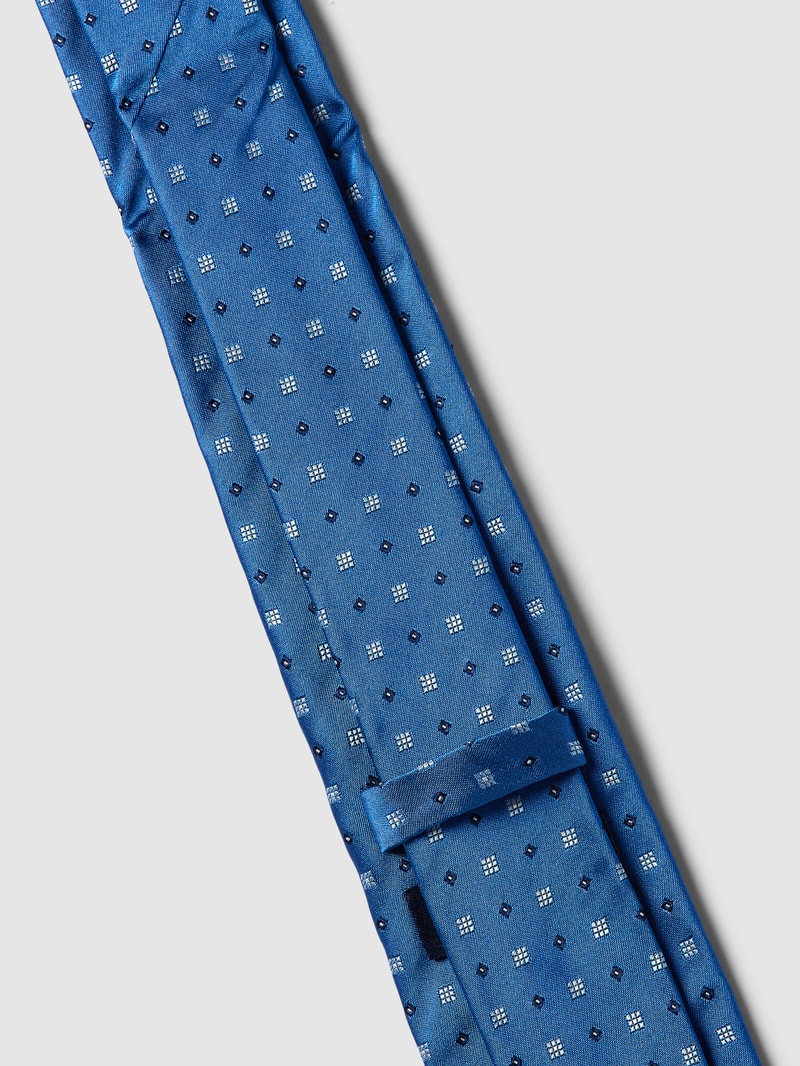 Krawatte aus reiner Seide in blau